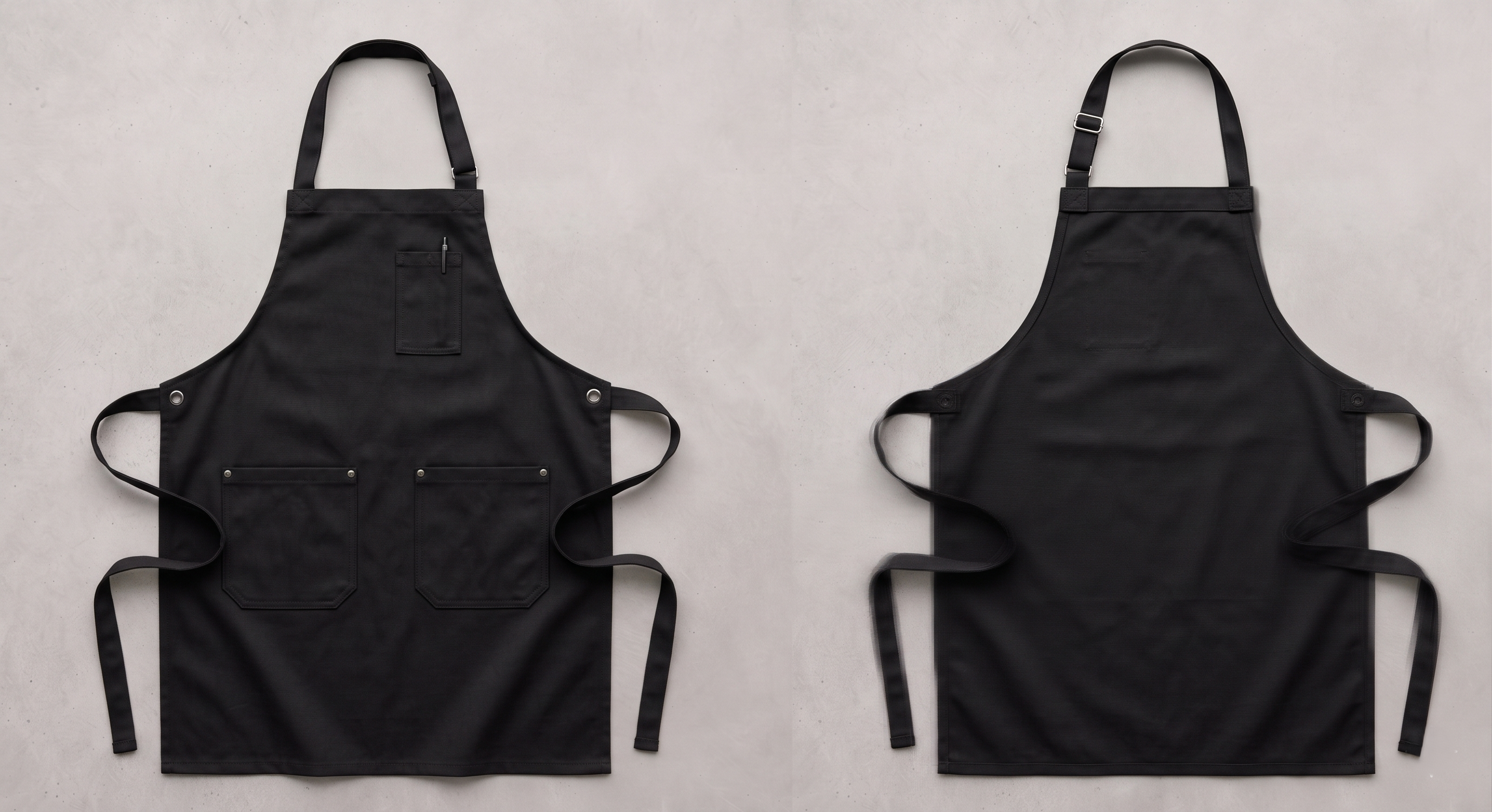Aşçı Önlüğü - Chef Apron Siyah