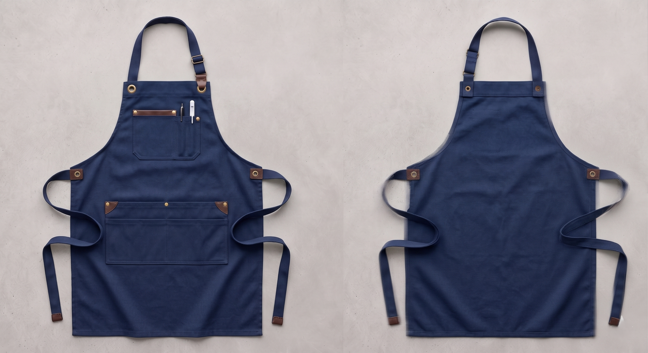 Aşçı Önlüğü - Chef Apron Lacivert