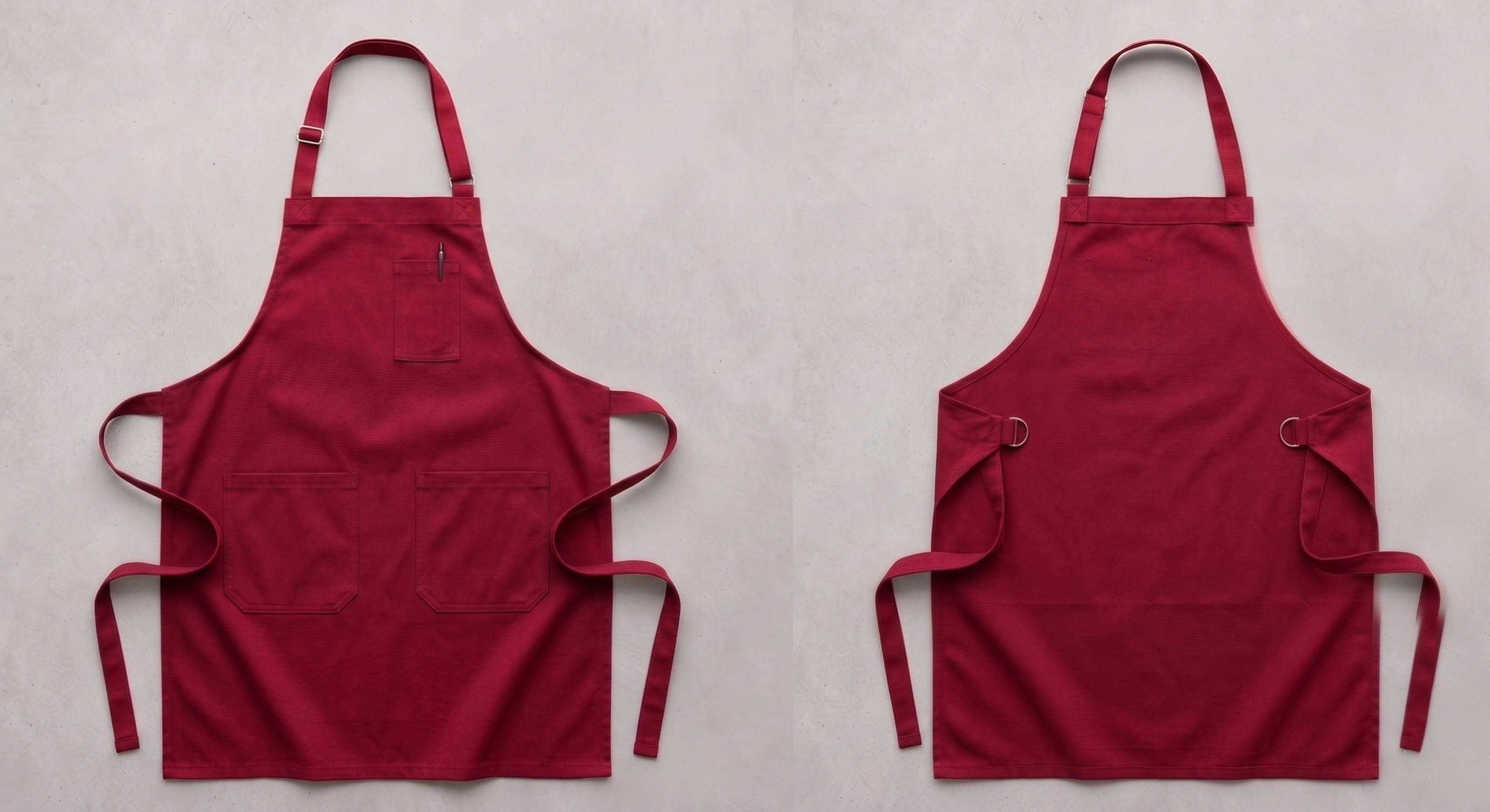 Aşçı Önlüğü - Chef Apron Kırmızı