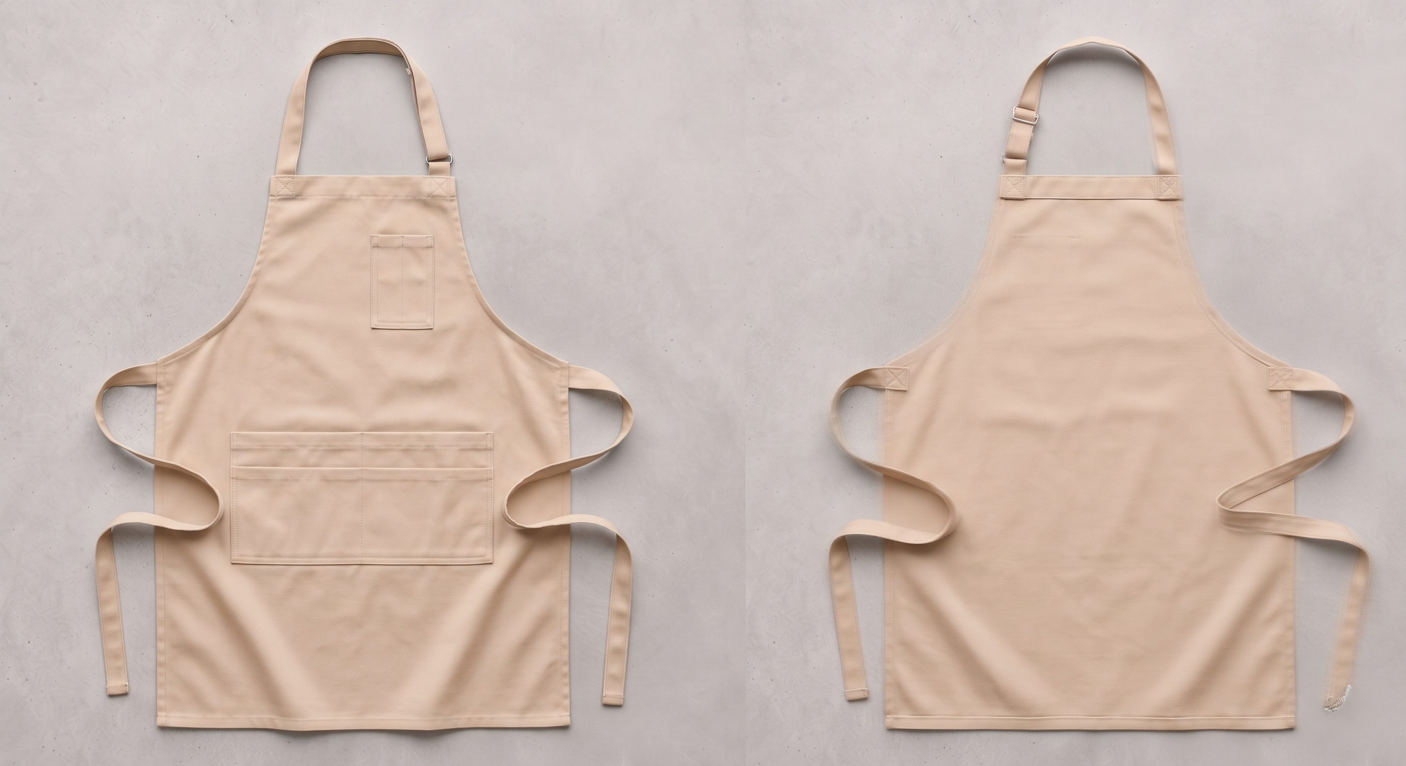 Aşçı Önlüğü - Chef Apron Ten Rengi